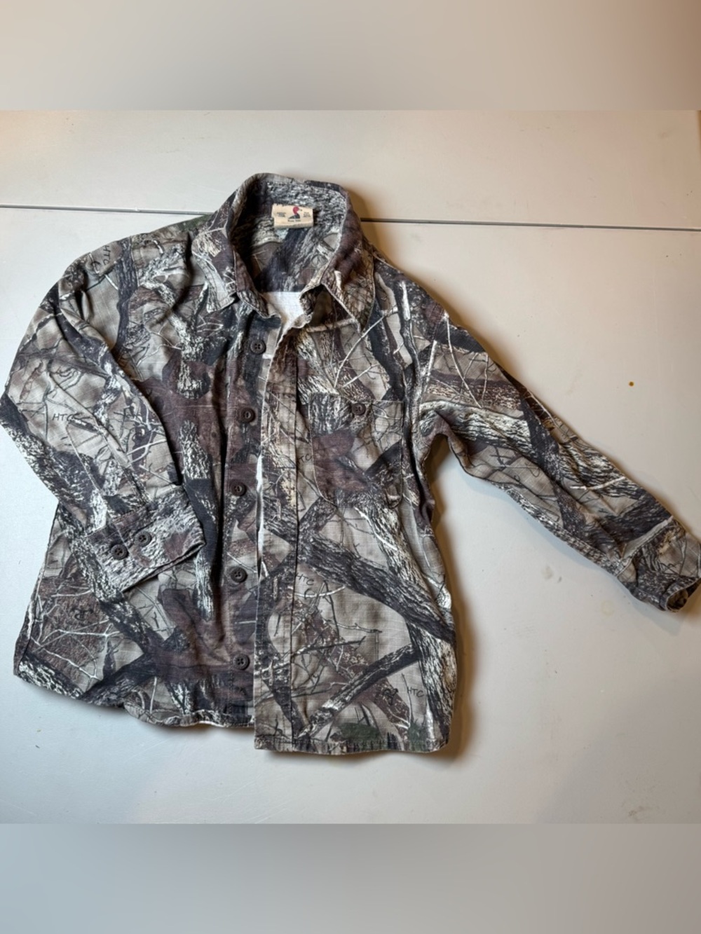 Redhead Camo Button Down Boy’s Shirt Hunting Size Small 6/7